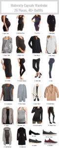 maternity capsule wardrobe