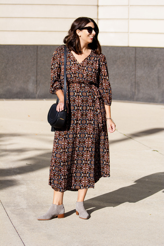 Printed Dress for Fall 2020 - Later Ever After | Lifestyle BlogLater ...