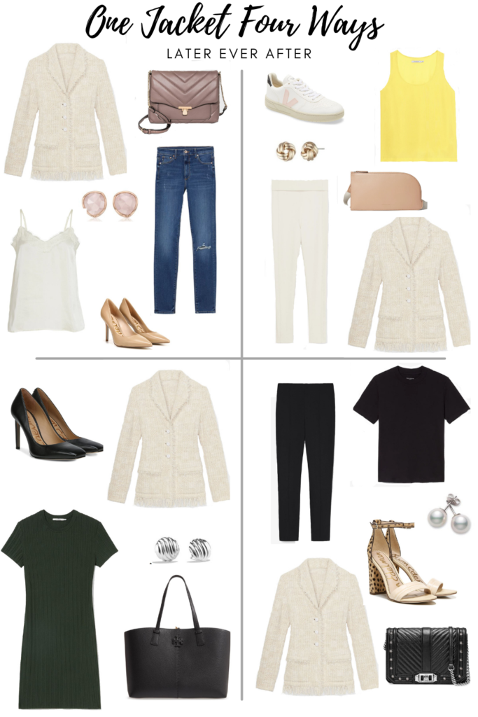 How to Style a White Tweed Jacket and Elevate Your Outfit 