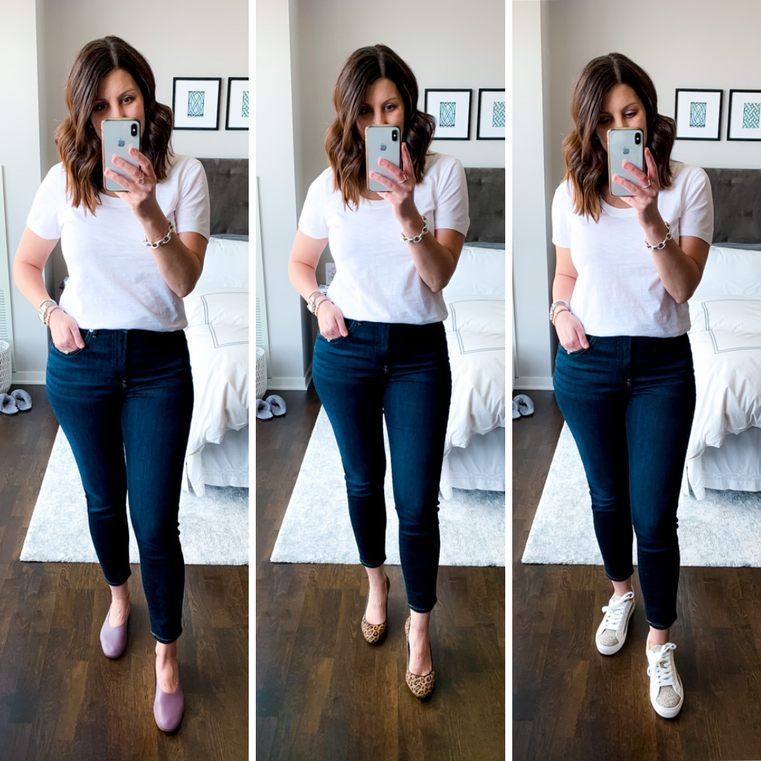 everlane curvy high rise skinny