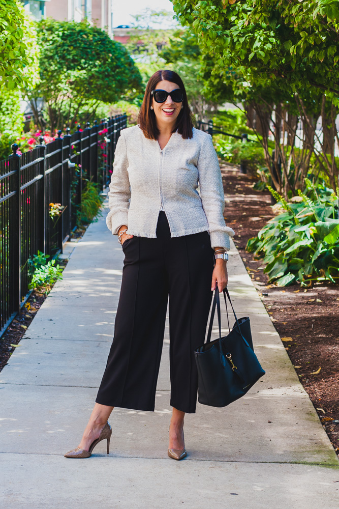 How to Style Wide Leg Pants for Work - Later Ever After, BlogLater
