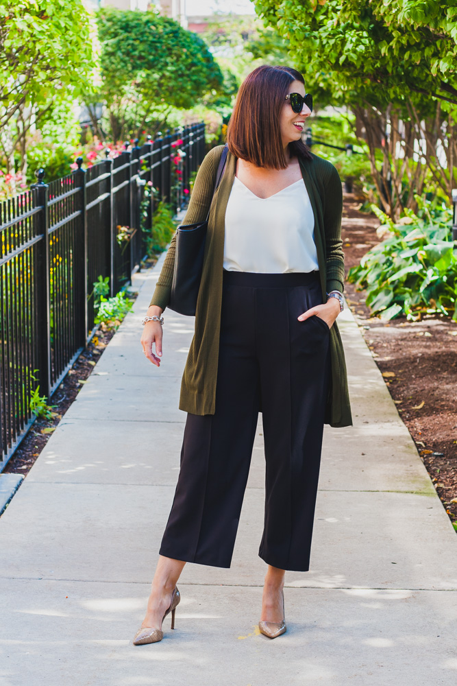 How to Style Wide Leg Pants for Work - Later Ever After, BlogLater