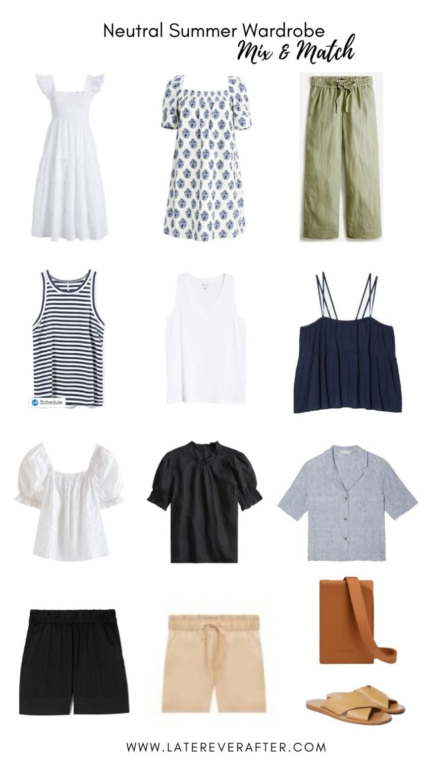 Neutral Summer Wardrobe - Later Ever After, BlogLater Ever After – A ...