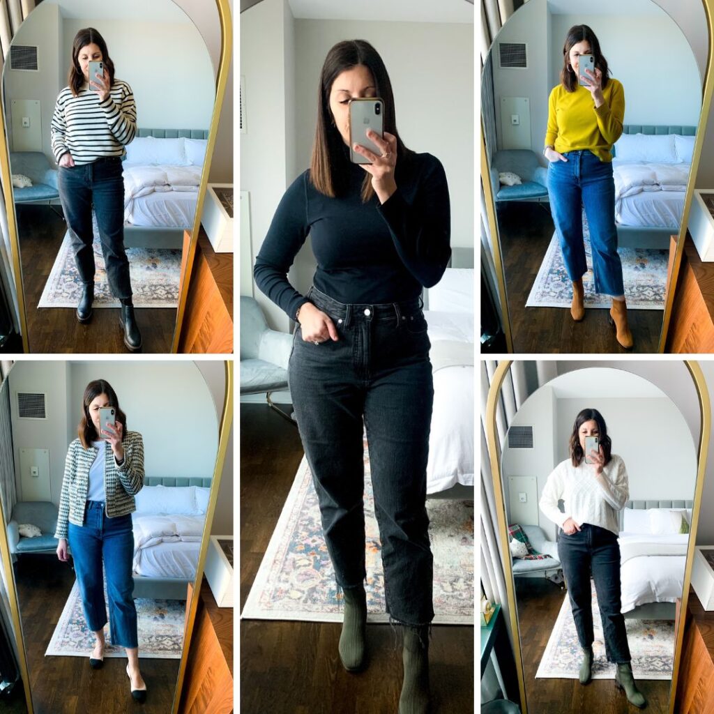 Straight Leg Jeans Outfits - Later Ever After, BlogLater Ever