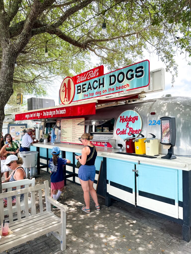 wild bills beach dogs, 30A, airstream row